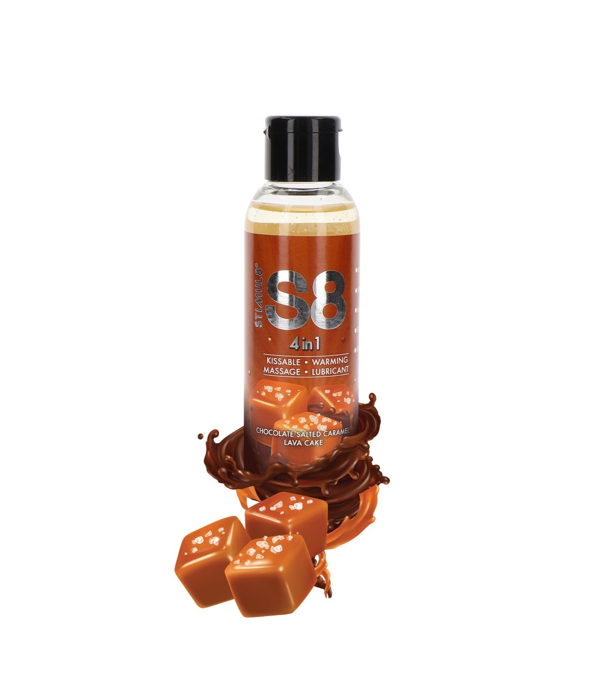 S8 Lubricant Caramel - Chocolate - Lubrykant 4w1, Karmelowo - Czekoladowy, 125 ml ▶️▶️ DYSKRETNIE ▶️ GWARANCJA ▶️ PRZESYŁKA 24h ▶️