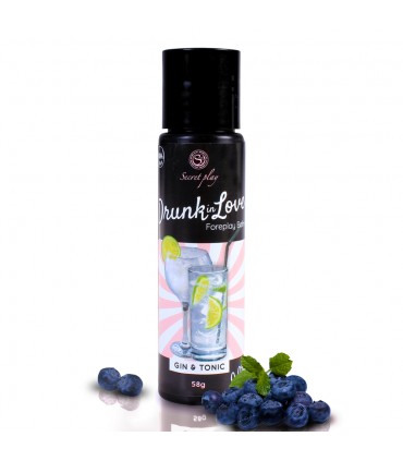 Secret Play Gin&Tonic gel - Kremowy żel o smaku Ginu i toniku, 60 ml ▶️▶️ DYSKRETNIE ▶️ GWARANCJA ▶️ PRZESYŁKA 24h ▶️