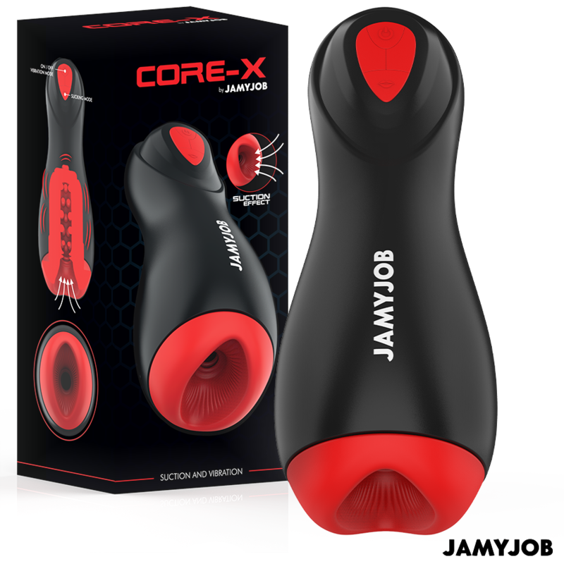 JAMYJOB Core-x - Automatyczny masturbator z funkcją ssania ⚫ DARMOWA DOSTAWA od 299zł ⚫ DYSKRETNA PRZESYŁKA 24H Z POLSKI ⚫