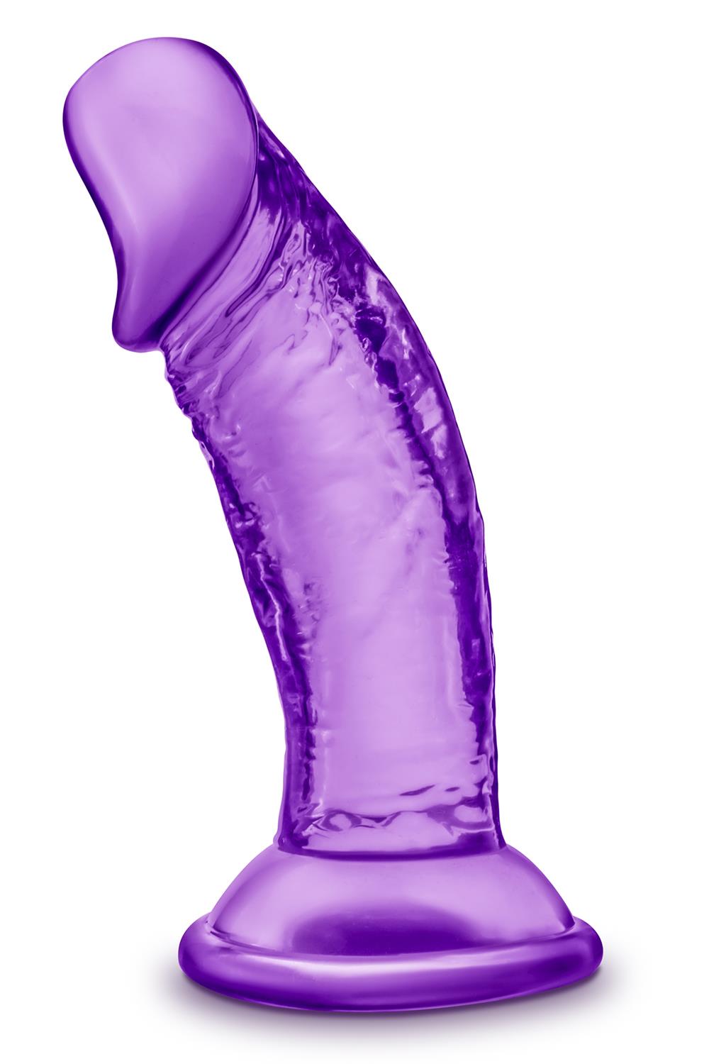 B yours Sweet N Small 4 inch - Dildo klasyczne, fioletowe ⚫ DARMOWA DOSTAWA od 299zł ⚫ DYSKRETNA PRZESYŁKA 24H Z POLSKI ⚫