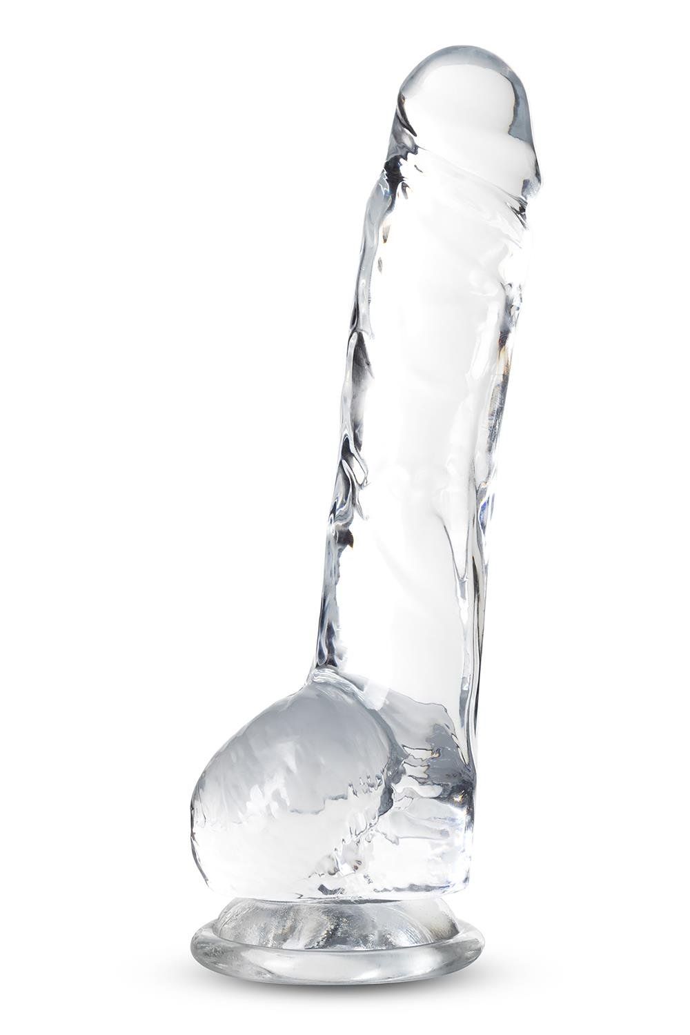 Blush 8 Inch Crystalline - Dildo Klasyczne ⚫ DARMOWA DOSTAWA od 299zł ⚫ DYSKRETNA PRZESYŁKA 24H Z POLSKI ⚫