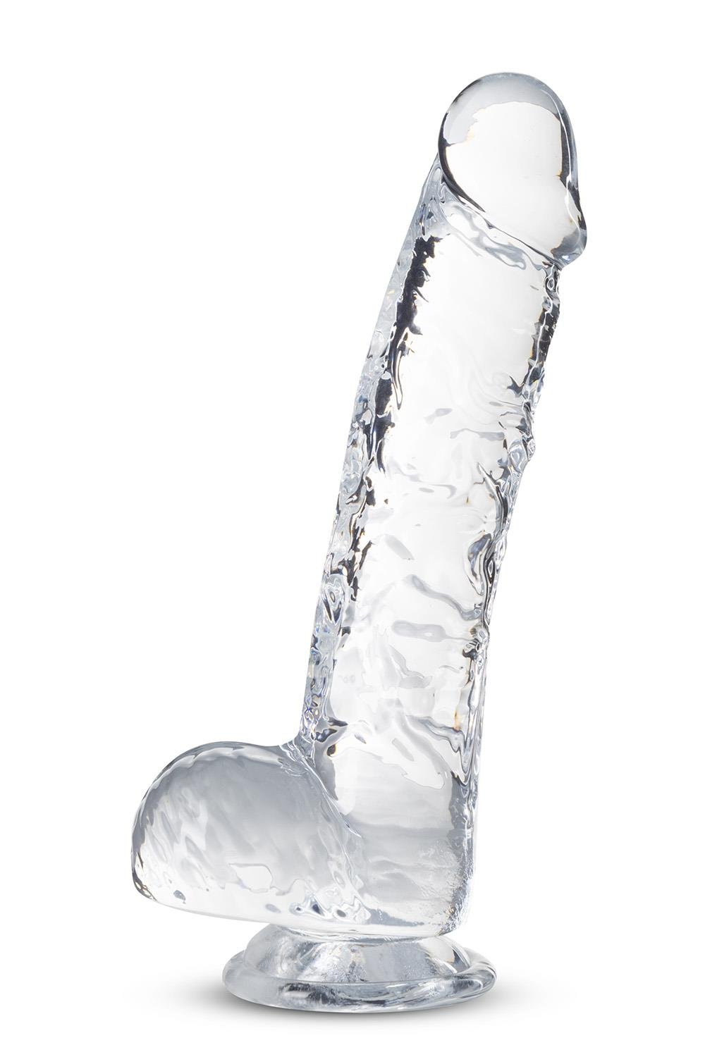 B yours 6 Inch Crystalline - Dildo klasyczne, przeźroczyste ⚫ DARMOWA DOSTAWA od 299zł ⚫ DYSKRETNA PRZESYŁKA 24H Z POLSKI ⚫