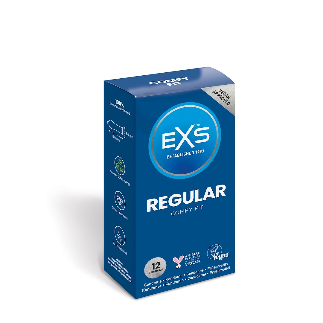 EXS Regular - Prezerwatywy, 12 szt ⚫ DARMOWA DOSTAWA od 299zł ⚫ DYSKRETNA PRZESYŁKA 24H Z POLSKI ⚫