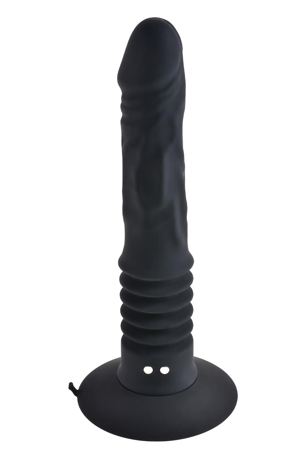 Pipedream Anal Fantasy Vibrating Ass Fucker - Wibrujące dildo z funkcją pchania z przyssawką