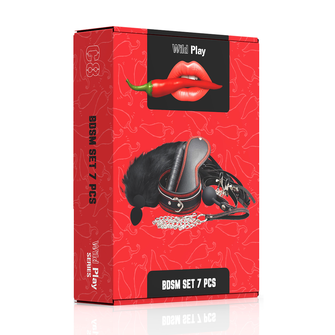 Erospace Wild Play C8 - Zestaw BDSM ⚫ DARMOWA DOSTAWA od 299zł ⚫ DYSKRETNA PRZESYŁKA 24H Z POLSKI ⚫