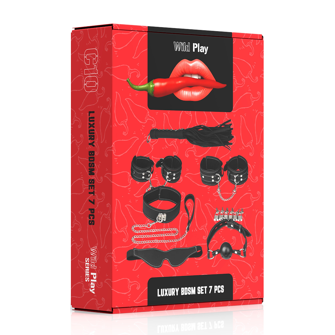 Erospace Wild Play C10 - Luksusowy zestaw BDSM ⚫ DARMOWA DOSTAWA od 299zł ⚫ DYSKRETNA PRZESYŁKA 24H Z POLSKI ⚫