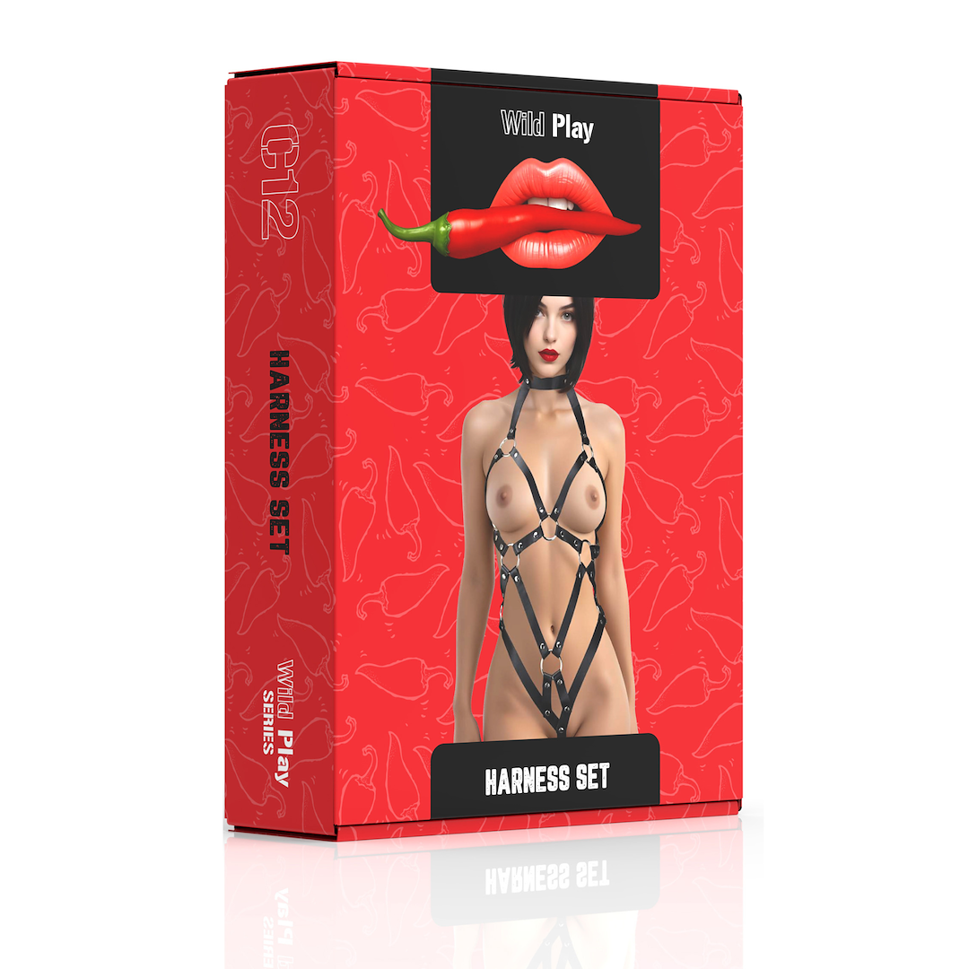 Erospace Wild Play C12 - Harness dla kobiet ⚫ DARMOWA DOSTAWA od 299zł ⚫ DYSKRETNA PRZESYŁKA 24H Z POLSKI ⚫