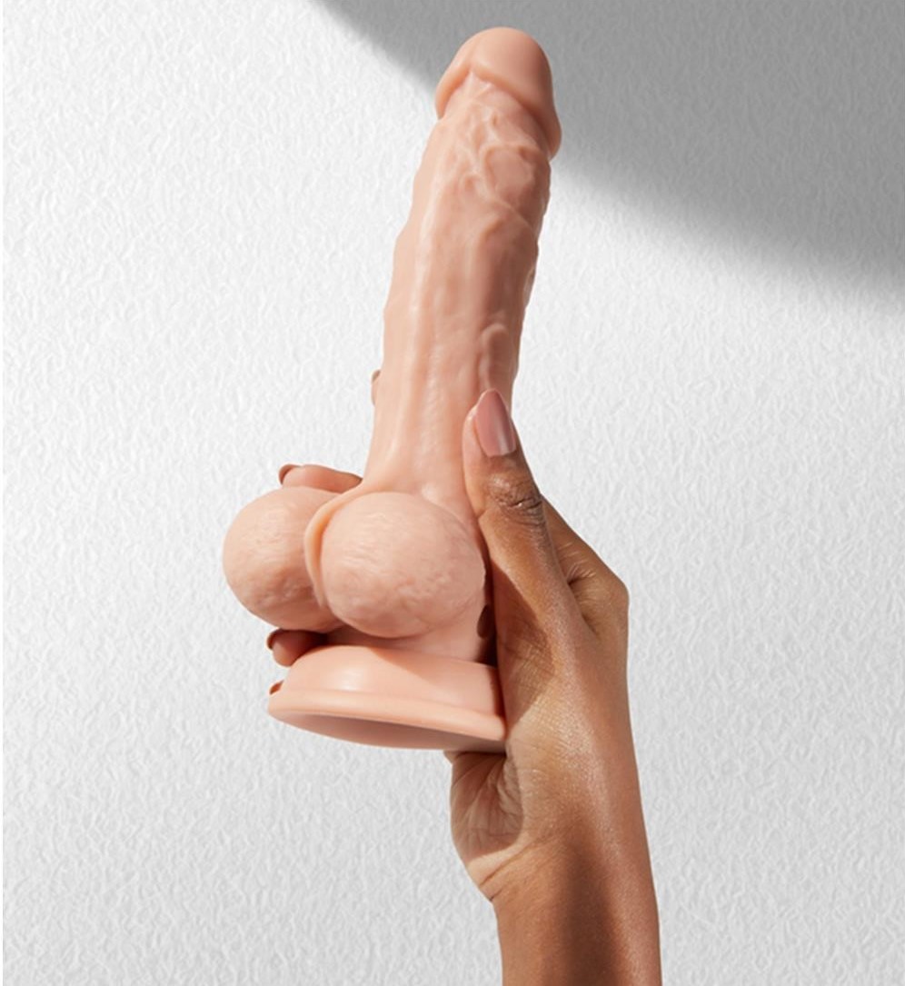 FemmeFun Vortex Turbo Baller - Wibrujące dildo z przyssawką z funkcją rotacji, sterowane pilotem