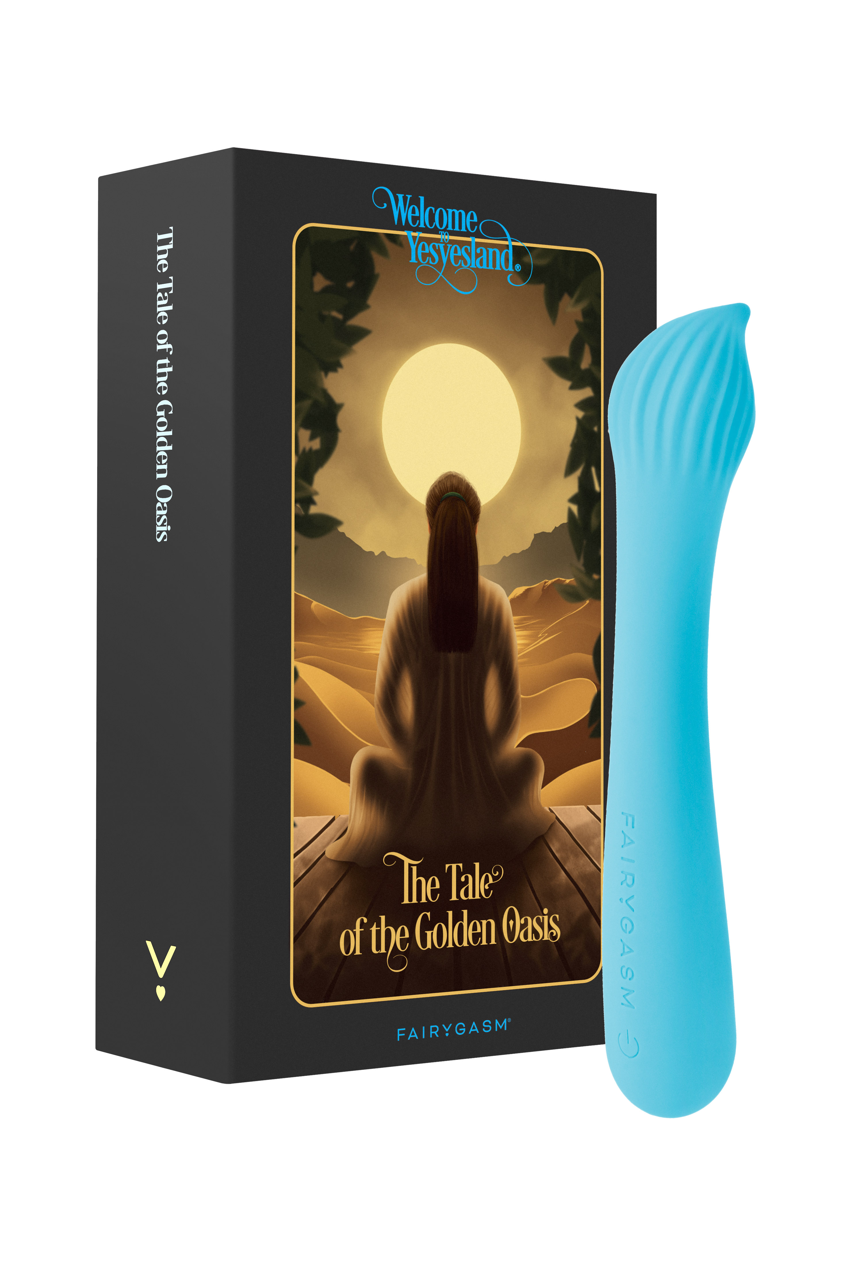 Fairygasm Passionmania - Wibrator klasyczny z żebrowaniem, niebieski ⚫ DARMOWA DOSTAWA od 299zł ⚫ DYSKRETNA PRZESYŁKA 24H Z POLSKI ⚫