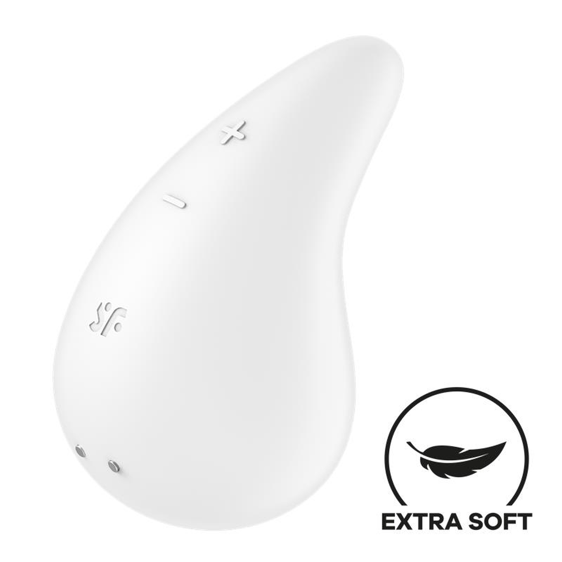 Satisfyer Dew Drop, Super Soft - Wibrator łechtaczkowy, biały ⚫ DARMOWA DOSTAWA od 299zł ⚫ DYSKRETNA PRZESYŁKA 24H Z POLSKI ⚫