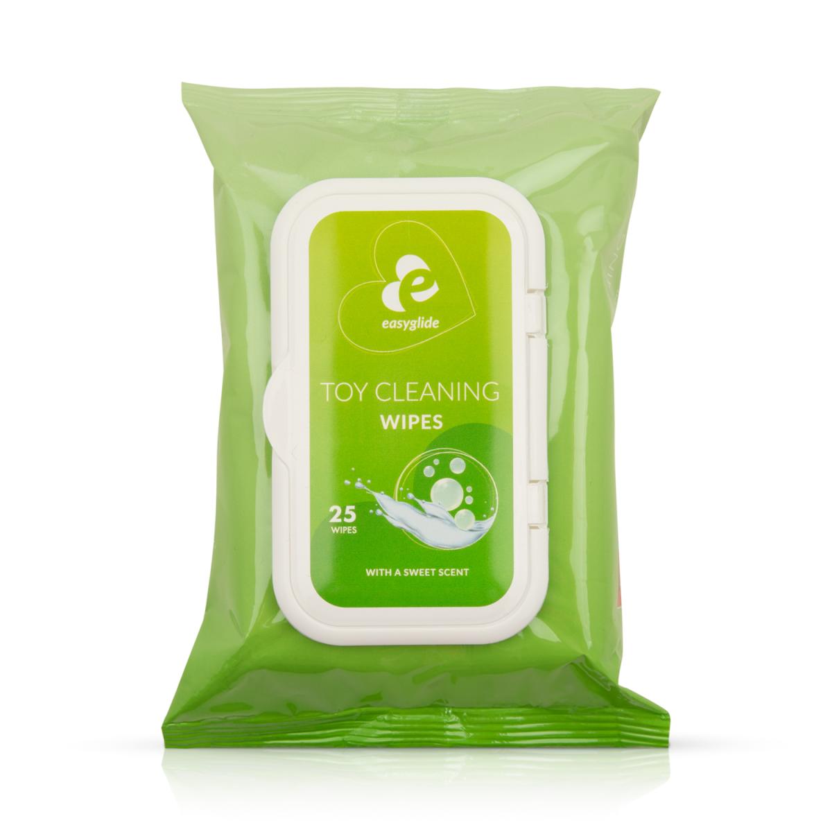 EasyGlide Toy Cleaning Wipes - Chusteczki czyszczące, 25 szt ⚫ DARMOWA DOSTAWA od 299zł ⚫ DYSKRETNA PRZESYŁKA 24H Z POLSKI ⚫