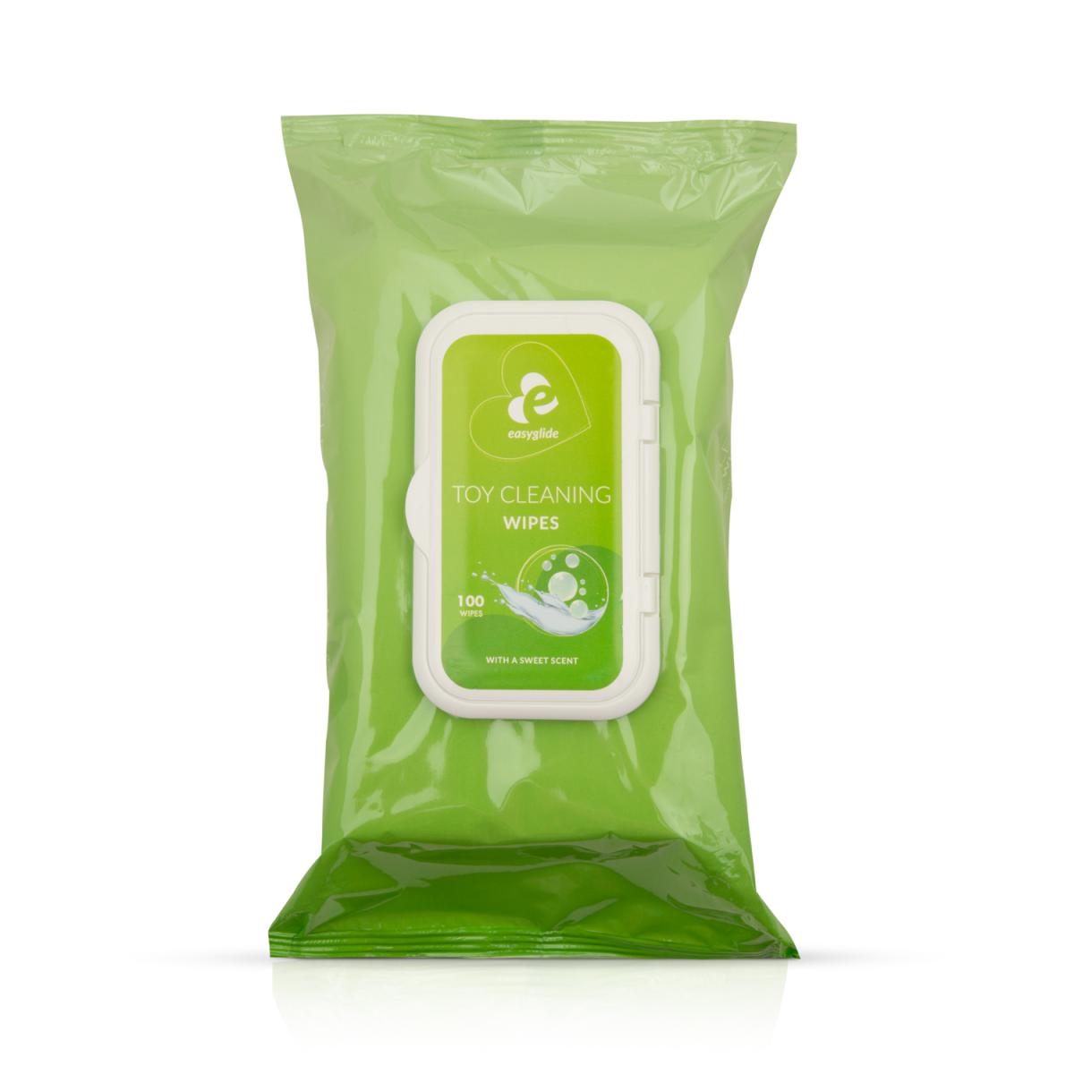 EasyGlide Toy Cleaning Wipes - Chusteczki czyszczące, 100 szt ⚫ DARMOWA DOSTAWA od 299zł ⚫ DYSKRETNA PRZESYŁKA 24H Z POLSKI ⚫