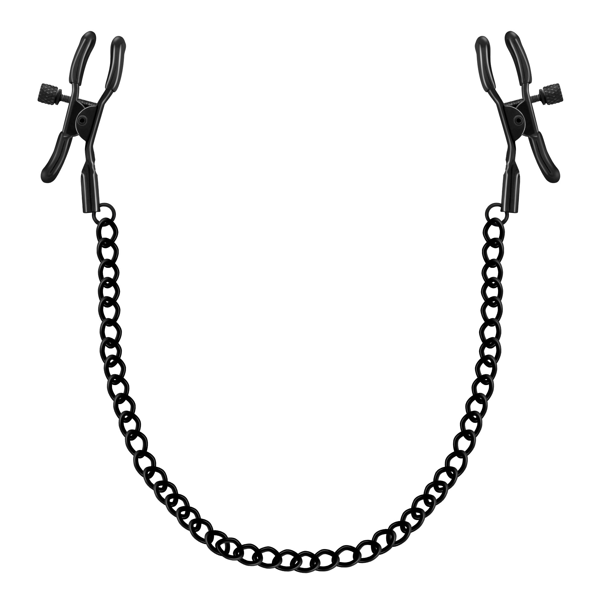 Crushious Nipple Chain - zaciski na sutki, czarne ⚫ DARMOWA DOSTAWA od 299zł ⚫ DYSKRETNA PRZESYŁKA 24H Z POLSKI ⚫