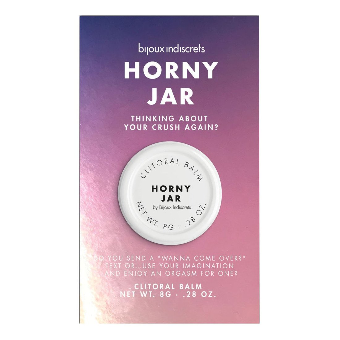 Bijoux Indiscrets Clitherapy Horny Jar - Balsam do łechtaczki rozgrzewający ⚫ DARMOWA DOSTAWA od 299zł ⚫ DYSKRETNA PRZESYŁKA 24H Z POLSKI ⚫
