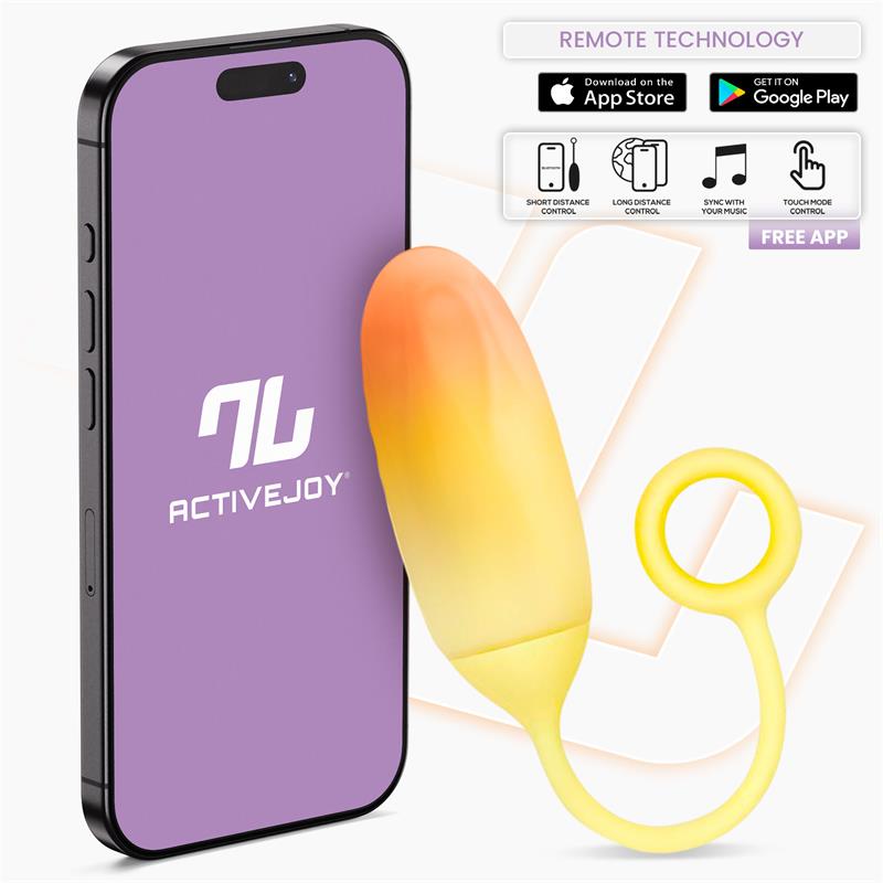 IntoYou Double Layer Egg - Wibrujące jajeczko, sterowane aplikacją, żółte ⚫ DARMOWA DOSTAWA od 299zł ⚫ DYSKRETNA PRZESYŁKA 24H Z POLSKI ⚫