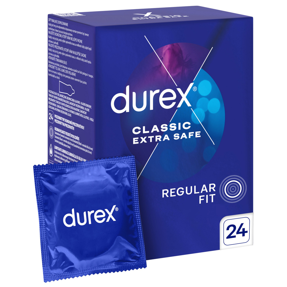Durexa Extra Safe - Prezerwatywy wzmocnione, 24 szt ⚫ DARMOWA DOSTAWA od 299zł ⚫ DYSKRETNA PRZESYŁKA 24H Z POLSKI ⚫