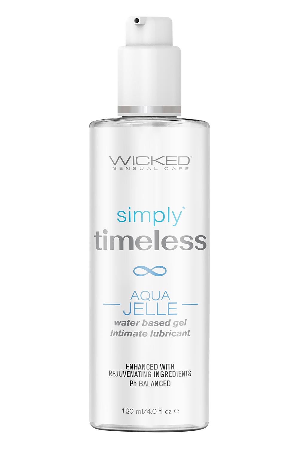 Wicked Simply Timeless Aqua Jelle - Lubrykant na bazie wody, 120 ml ⚫ DARMOWA DOSTAWA od 299zł ⚫ DYSKRETNA PRZESYŁKA 24H Z POLSKI ⚫