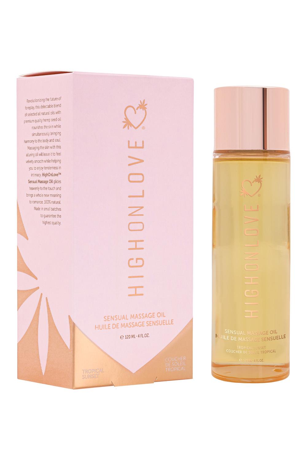 High on love Massage Oil 120Ml - Olejek do masażu, owoce egzotyczne ⚫ DARMOWA DOSTAWA od 299zł ⚫ DYSKRETNA PRZESYŁKA 24H Z POLSKI ⚫
