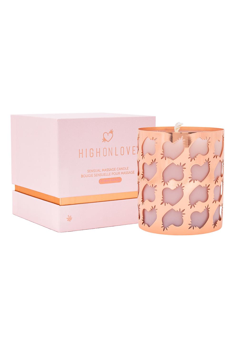 High on Love Massage Candle Signature Scent 250 ml - Różana świeca do masażu ⚫ DARMOWA DOSTAWA od 299zł ⚫ DYSKRETNA PRZESYŁKA 24H Z POLSKI ⚫