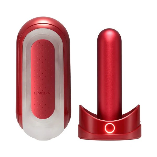 Tenga Flip Zero & Warmer - Masturbator klasyczny z funkcją grzania, etui i próbka lubrykantu gratis