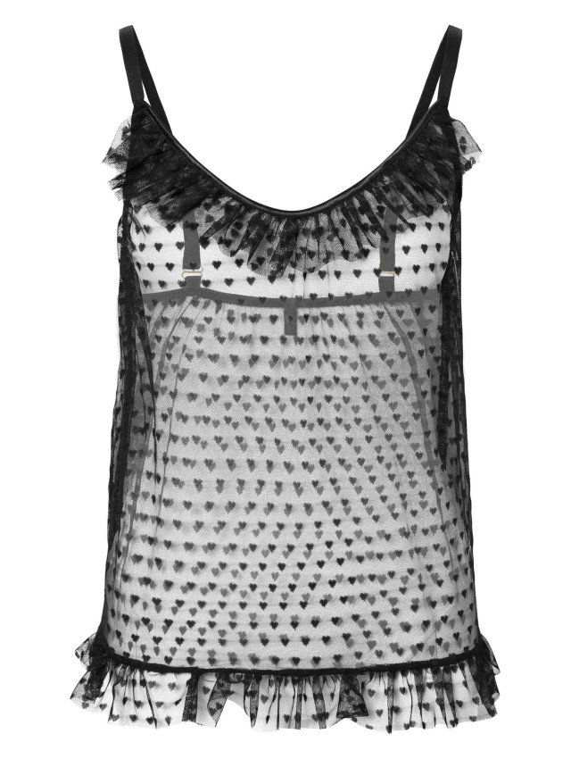 Fiore Quore - Koszulka w serduszka Wariant/Rozmiar: S/M ⚫ DARMOWA DOSTAWA od 299zł ⚫ DYSKRETNA PRZESYŁKA 24H Z POLSKI ⚫