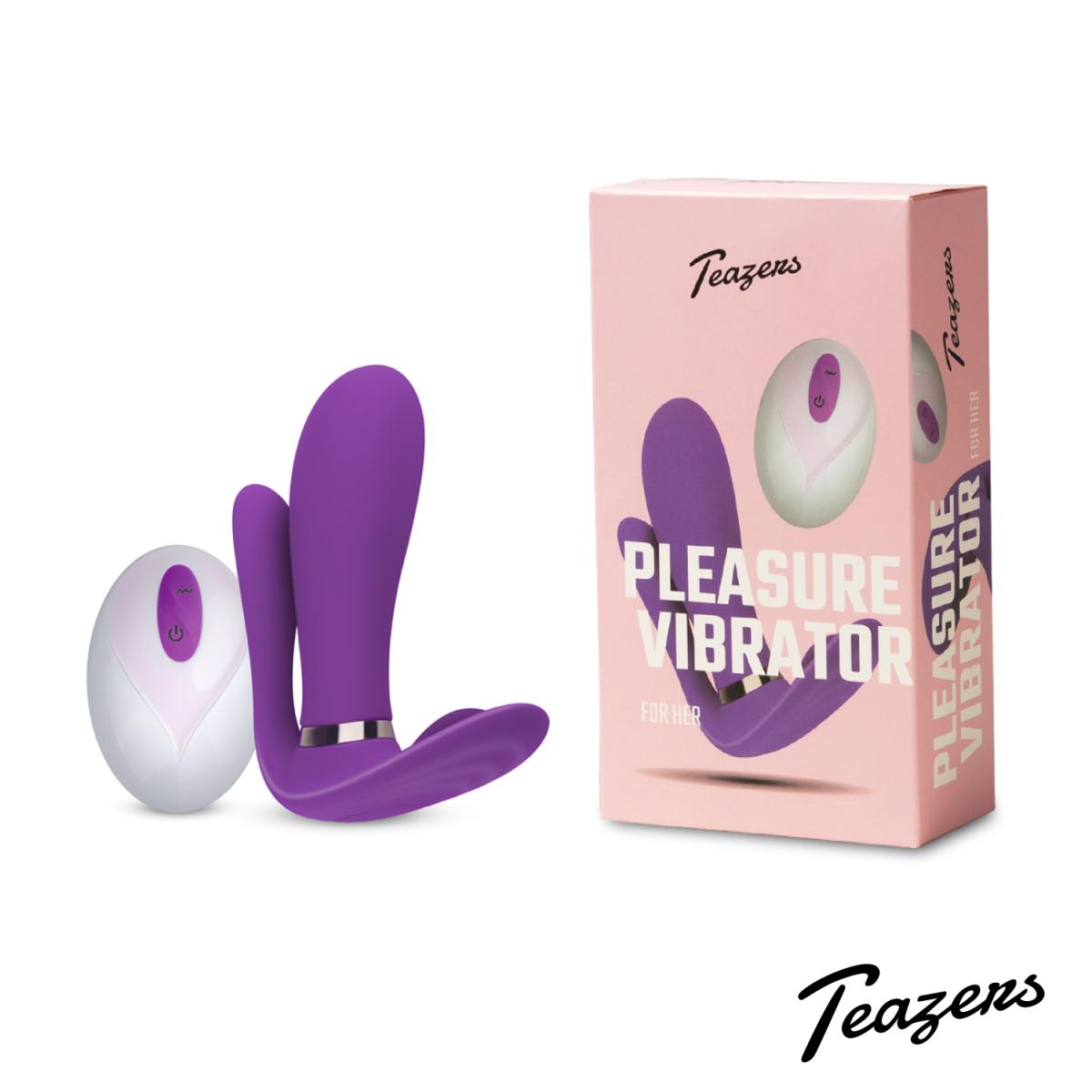 Teazers Purple Pleaser - Potrójny wibrator ⚫ DARMOWA DOSTAWA od 299zł ⚫ DYSKRETNA PRZESYŁKA 24H Z POLSKI ⚫