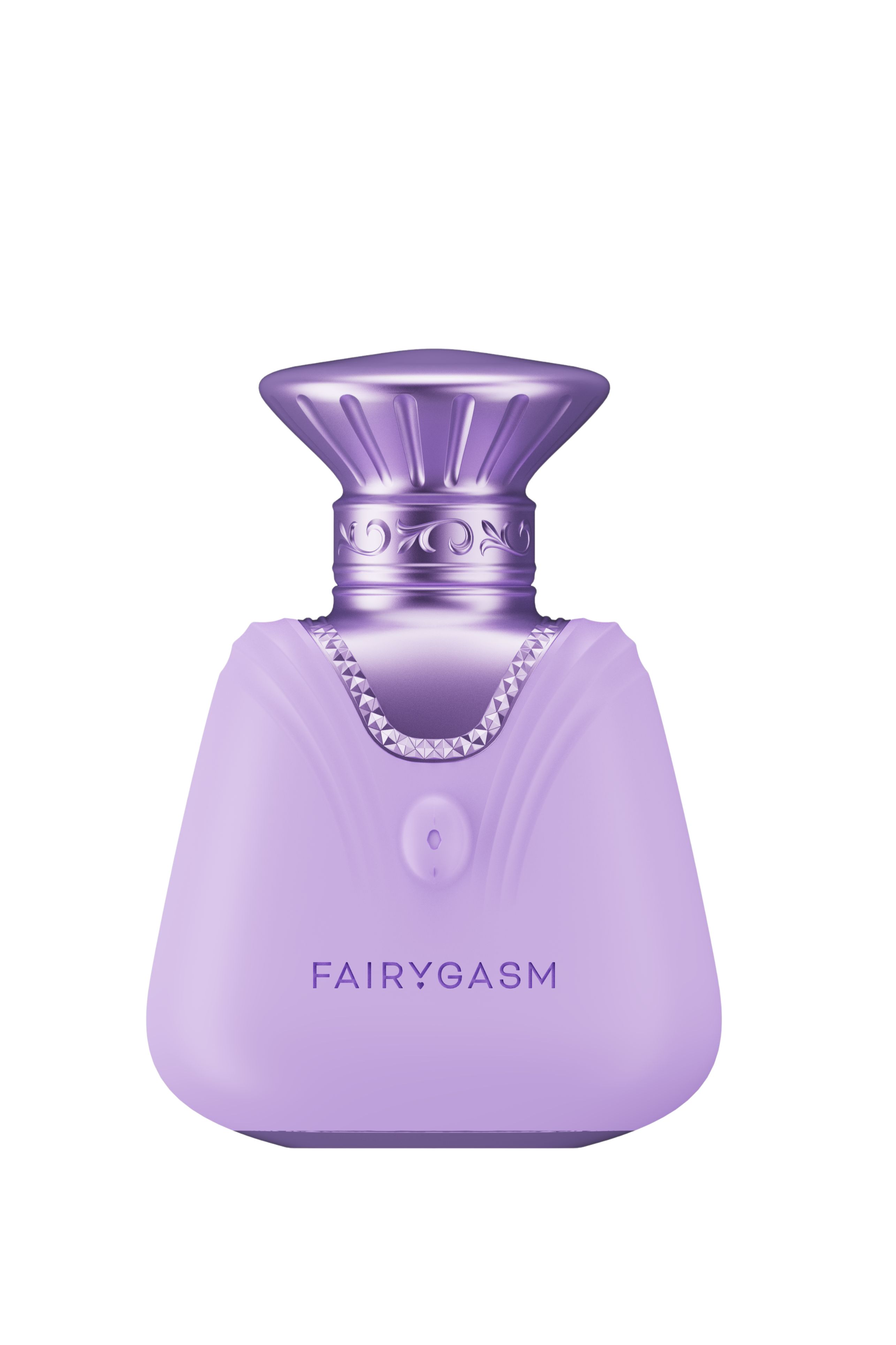 FairyGasm Perfumgasm - Dyskretny wibrator w kształcie perfum z funkcją tapping, Fioletowy