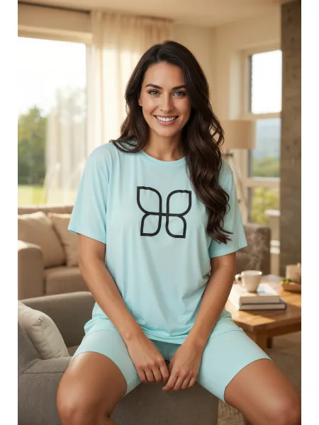 Passion Luxeflt - Piżama dwuczęściowa, Zielona Wariant/Rozmiar: XL ⚫ DARMOWA DOSTAWA od 299zł ⚫ DYSKRETNA PRZESYŁKA 24H Z POLSKI ⚫