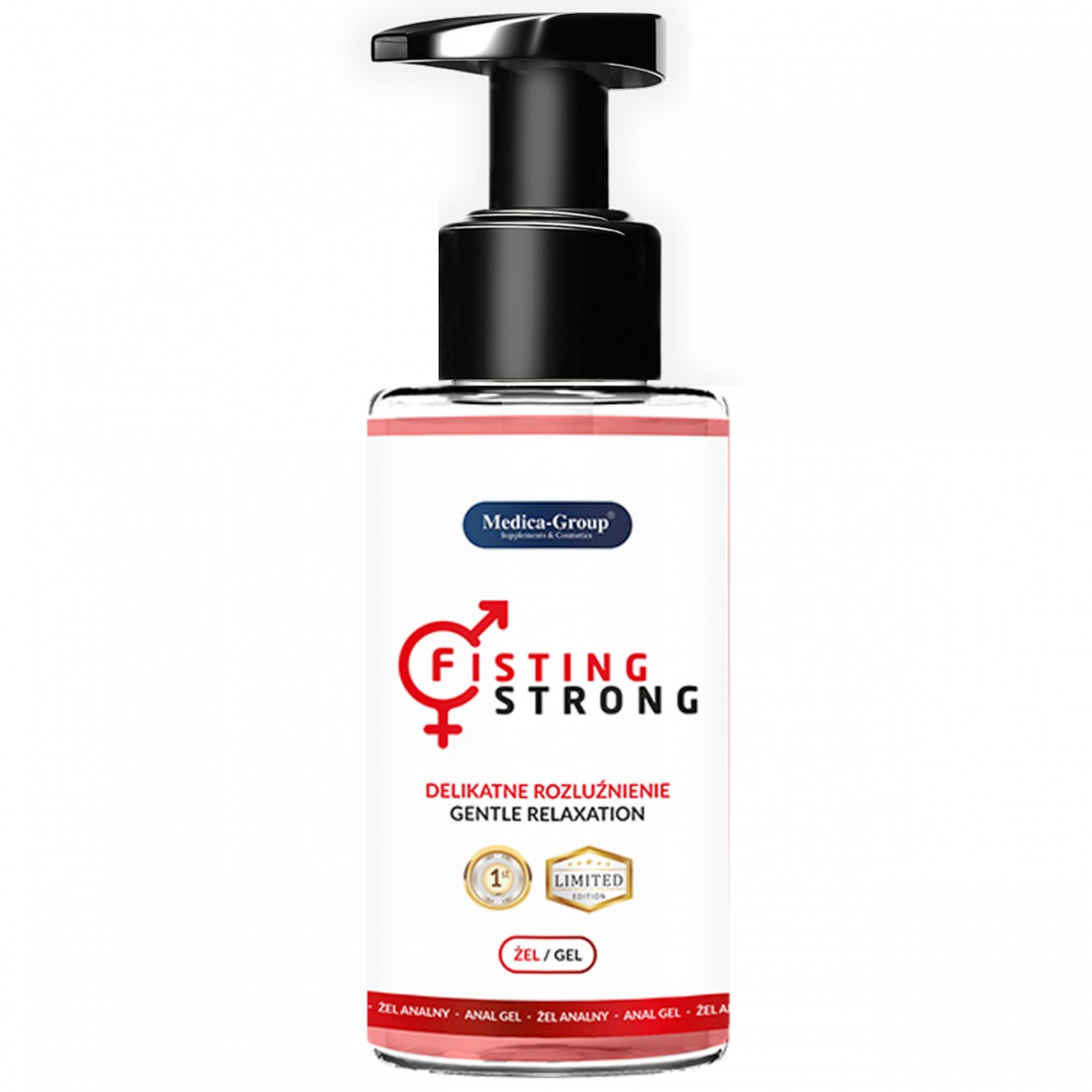 Fisting Strong - Analny żel rozluźniający do fistingu Wariant/Rozmiar: 150 ml ▶️▶️ DYSKRETNIE ▶️ GWARANCJA ▶️ PRZESYŁKA 24h ▶️