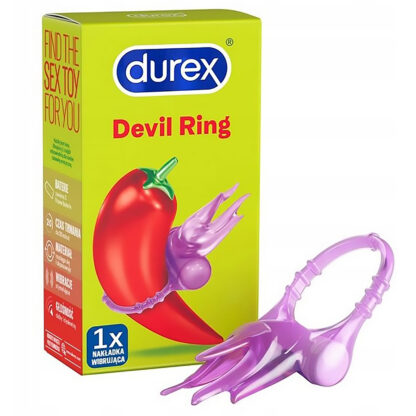 Pierścień wibracyjny Durex Play Little Devil Wariant/Rozmiar: 1 szt ▶️▶️ DYSKRETNIE ▶️ GWARANCJA ▶️ PRZESYŁKA 24h ▶️