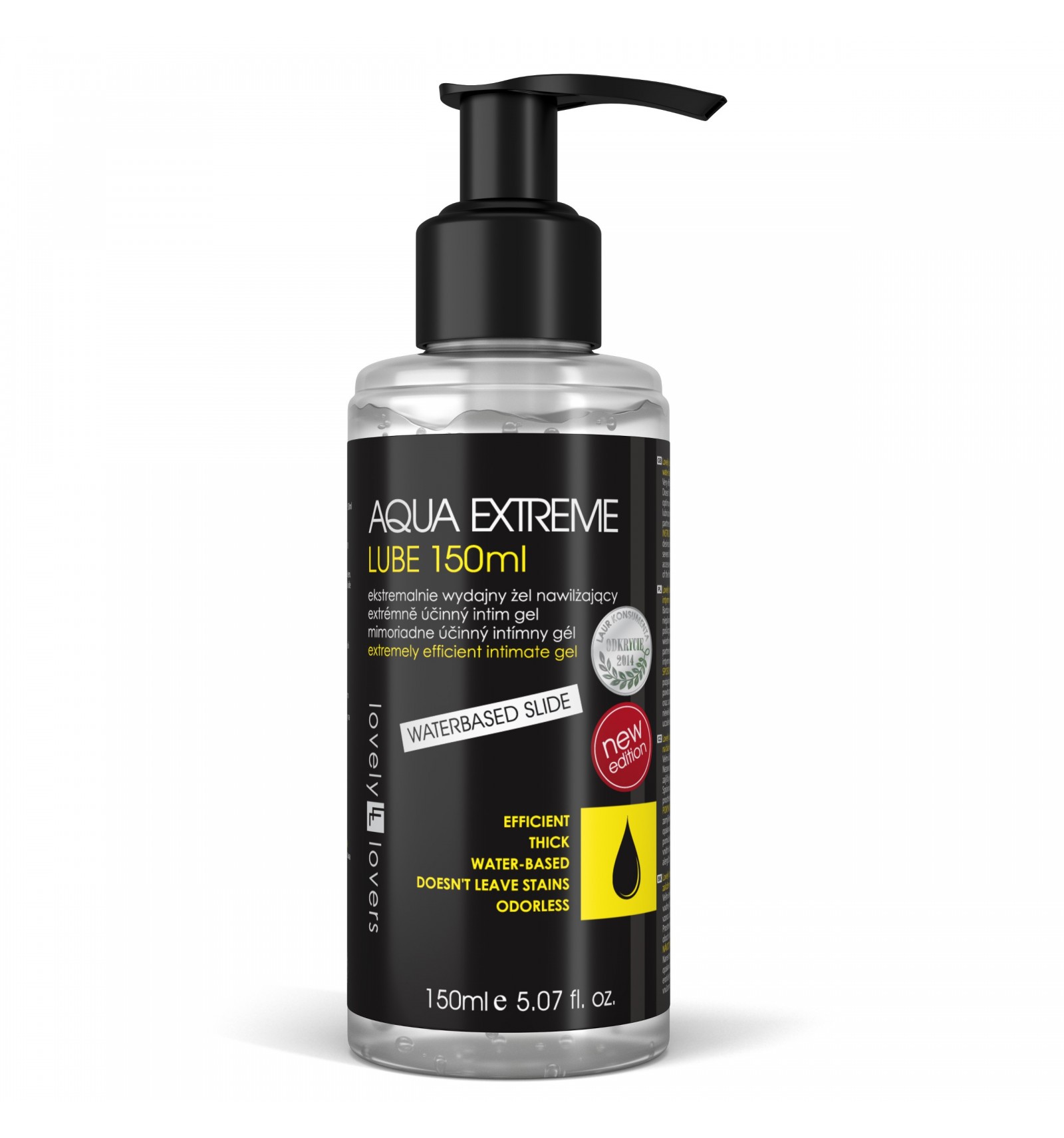 Lovely Lovers Aqua Extreme - Lubrykant na bazie wody Wariant/Rozmiar: 150 ml ⚫ DARMOWA DOSTAWA od 299zł ⚫ DYSKRETNA PRZESYŁKA 24H Z POLSKI ⚫