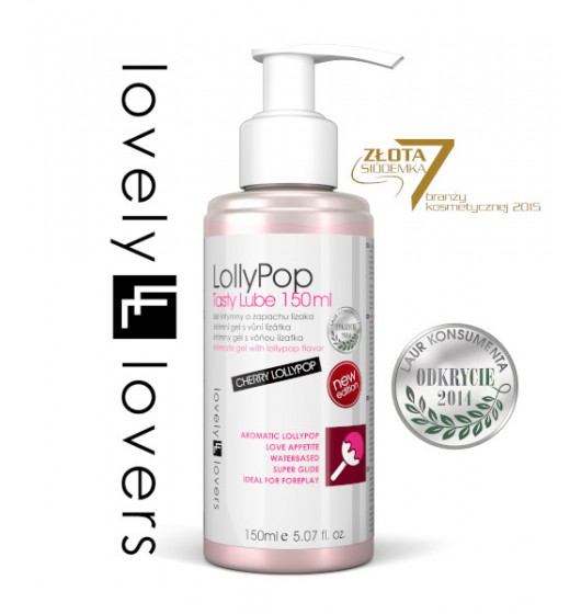 Lovely Lovers LollyPop Tasty Lube 150 ml - Lubrykant o smaku lizaka Wariant/Rozmiar: 150 ml ▶️▶️ DYSKRETNIE ▶️ GWARANCJA ▶️ PRZESYŁKA 24h ▶️