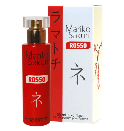 Mariko Sakuri ROSSO dla kobiet - Perfumy z feromonami Wariant/Rozmiar: 15 ml ▶️▶️ DYSKRETNIE ▶️ GWARANCJA ▶️ PRZESYŁKA 24h ▶️