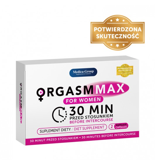 Orgasm Max for Women - tabletki na zwiększenie libido Wariant/Rozmiar: 2 kapsułki ▶️▶️ DYSKRETNIE ▶️ GWARANCJA ▶️ PRZESYŁKA 24h ▶️