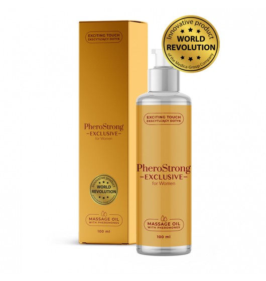PheroStrong Exclusive for Women - olejek do masażu Wariant/Rozmiar: 100ml ▶️▶️ DYSKRETNIE ▶️ GWARANCJA ▶️ PRZESYŁKA 24h ▶️