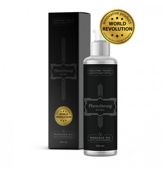 PheroStrong for Men Massage Oil Wariant/Rozmiar: 100ml ▶️▶️ DYSKRETNIE ▶️ GWARANCJA ▶️ PRZESYŁKA 24h ▶️