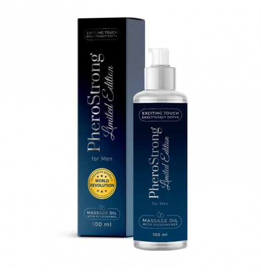 PheroStrong Limited Edition for Men - olejek do masażu Wariant/Rozmiar: 100ml ▶️▶️ DYSKRETNIE ▶️ GWARANCJA ▶️ PRZESYŁKA 24h ▶️