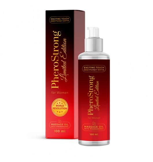 PheroStrong Limited Edition for Women - olejek do masażu Wariant/Rozmiar: 100ml ▶️▶️ DYSKRETNIE ▶️ GWARANCJA ▶️ PRZESYŁKA 24h ▶️