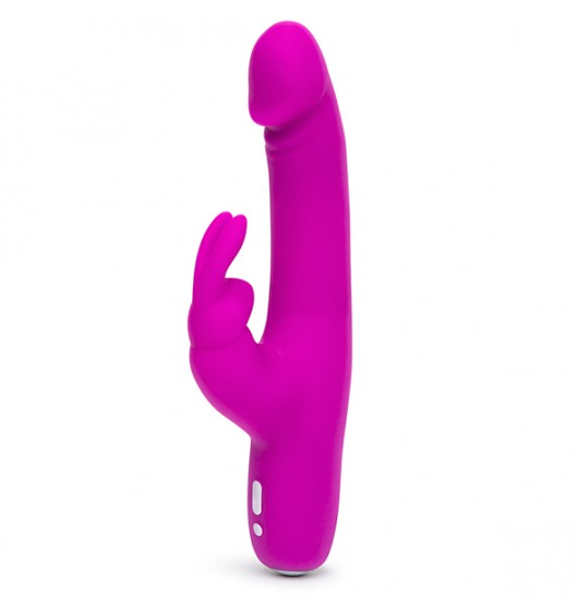 Happy Rabbit Slimline Realistic - wibrator króliczek ⚫ DARMOWA DOSTAWA od 299zł ⚫ DYSKRETNA PRZESYŁKA 24H Z POLSKI ⚫