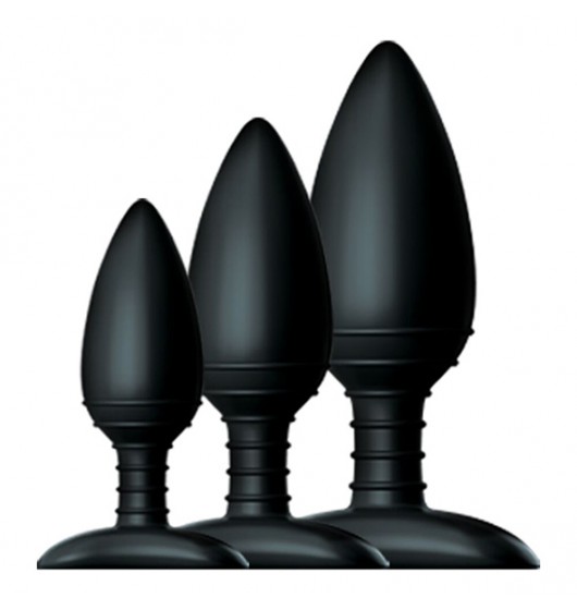 Nexus Butt Plug Trio Set - zestaw korków analnych ▶️▶️ DYSKRETNIE ▶️ GWARANCJA ▶️ PRZESYŁKA 24h ▶️