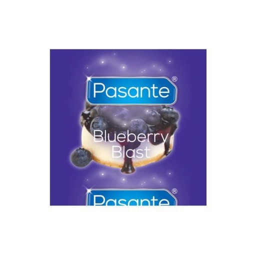 Pasante Blueberry Blast 144szt - prezerwatywy jagodowe Wariant/Rozmiar: 144 szt. ⚫ DARMOWA DOSTAWA od 299zł ⚫ DYSKRETNA PRZESYŁKA 24H Z POLSKI ⚫