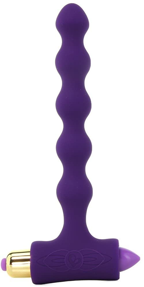 Rocks-Off Petite Sensations - wibrujące koraliki analne, fioletowy ⚫ DARMOWA DOSTAWA od 299zł ⚫ DYSKRETNA PRZESYŁKA 24H Z POLSKI ⚫