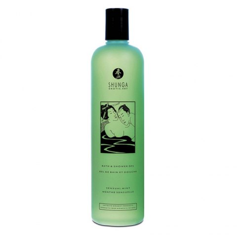 Shunga Bath & Shower Gel Mint Wariant/Rozmiar: 500 ml ▶️▶️ DYSKRETNIE ▶️ GWARANCJA ▶️ PRZESYŁKA 24h ▶️