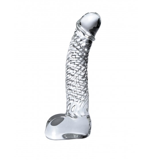 Icicles No. 61 - Szklane dildo, przezroczysty ⚫ DARMOWA DOSTAWA od 299zł ⚫ DYSKRETNA PRZESYŁKA 24H Z POLSKI ⚫