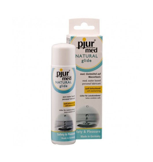 Pjur Med natural glide - naturalny lubrykant wodny Wariant/Rozmiar: 100 ml ▶️▶️ DYSKRETNIE ▶️ GWARANCJA ▶️ PRZESYŁKA 24h ▶️