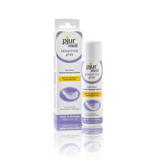 Pjur Med sensitive glide - lubrykant wodny Wariant/Rozmiar: 100 ml ▶️▶️ DYSKRETNIE ▶️ GWARANCJA ▶️ PRZESYŁKA 24h ▶️