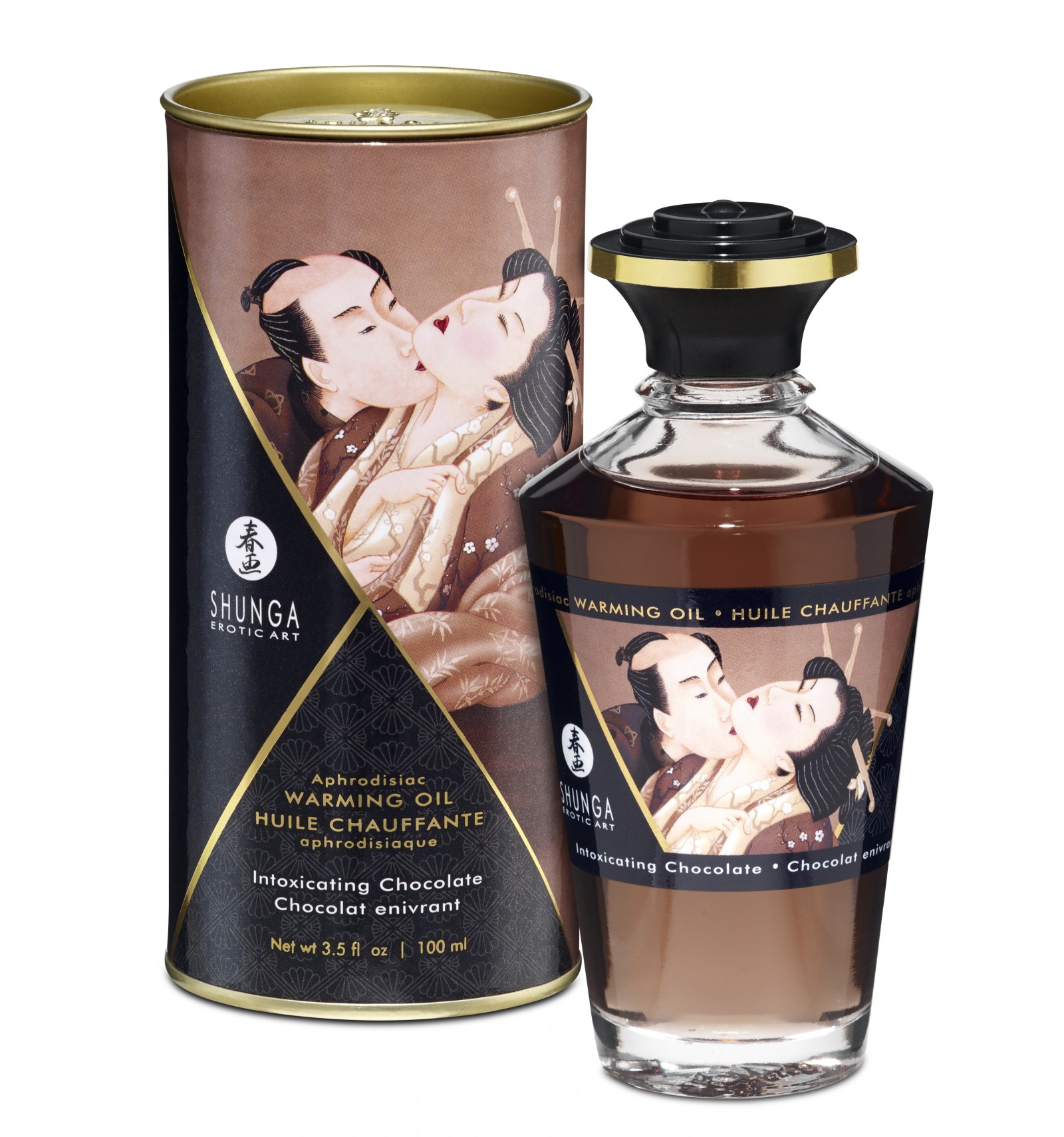 Shunga Aphrodisiac Chocolate - olejek do masażu Wariant/Rozmiar: 100 ml ▶️▶️ DYSKRETNIE ▶️ GWARANCJA ▶️ PRZESYŁKA 24h ▶️