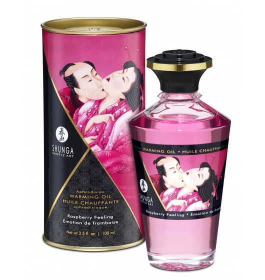 Shunga Aphrodisiac - jadalny olejek o smaku malinowym Wariant/Rozmiar: 100 ml ▶️▶️ DYSKRETNIE ▶️ GWARANCJA ▶️ PRZESYŁKA 24h ▶️
