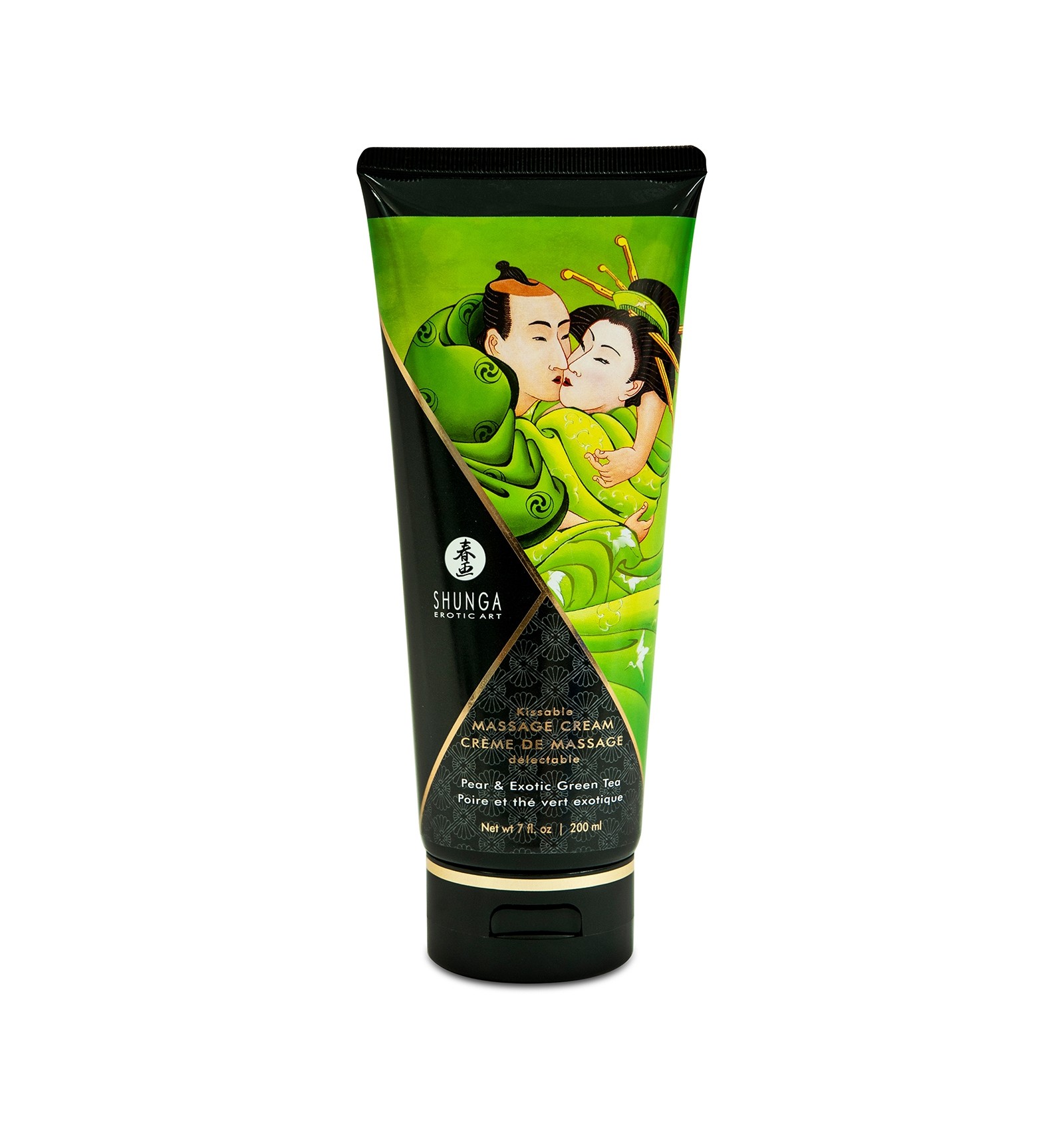 Shunga Pear & Exotic Green Tea - jadalny krem do masażu (gruszka) Wariant/Rozmiar: 200 ml ▶️▶️ DYSKRETNIE ▶️ GWARANCJA ▶️ PRZESYŁKA 24h ▶️
