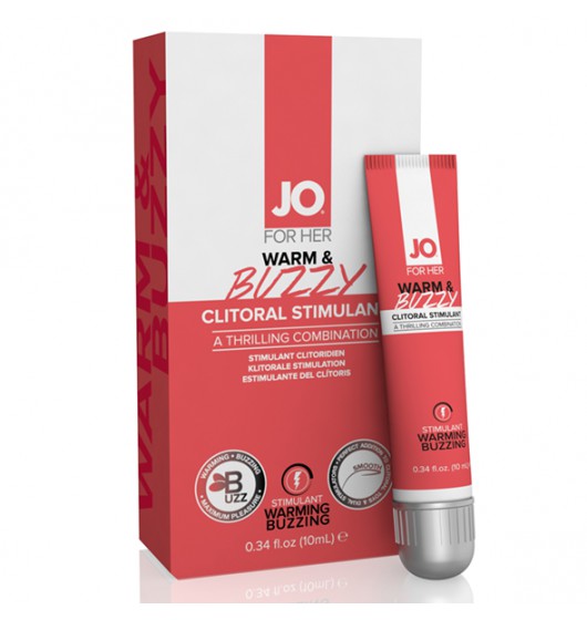 System JO For Her Clitoral Stimulant - żel rozgrzewający do stymulacji łechtaczki Wariant/Rozmiar: 10 ml